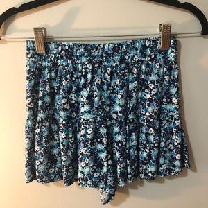 Aeropostale Blue Floral Shorts